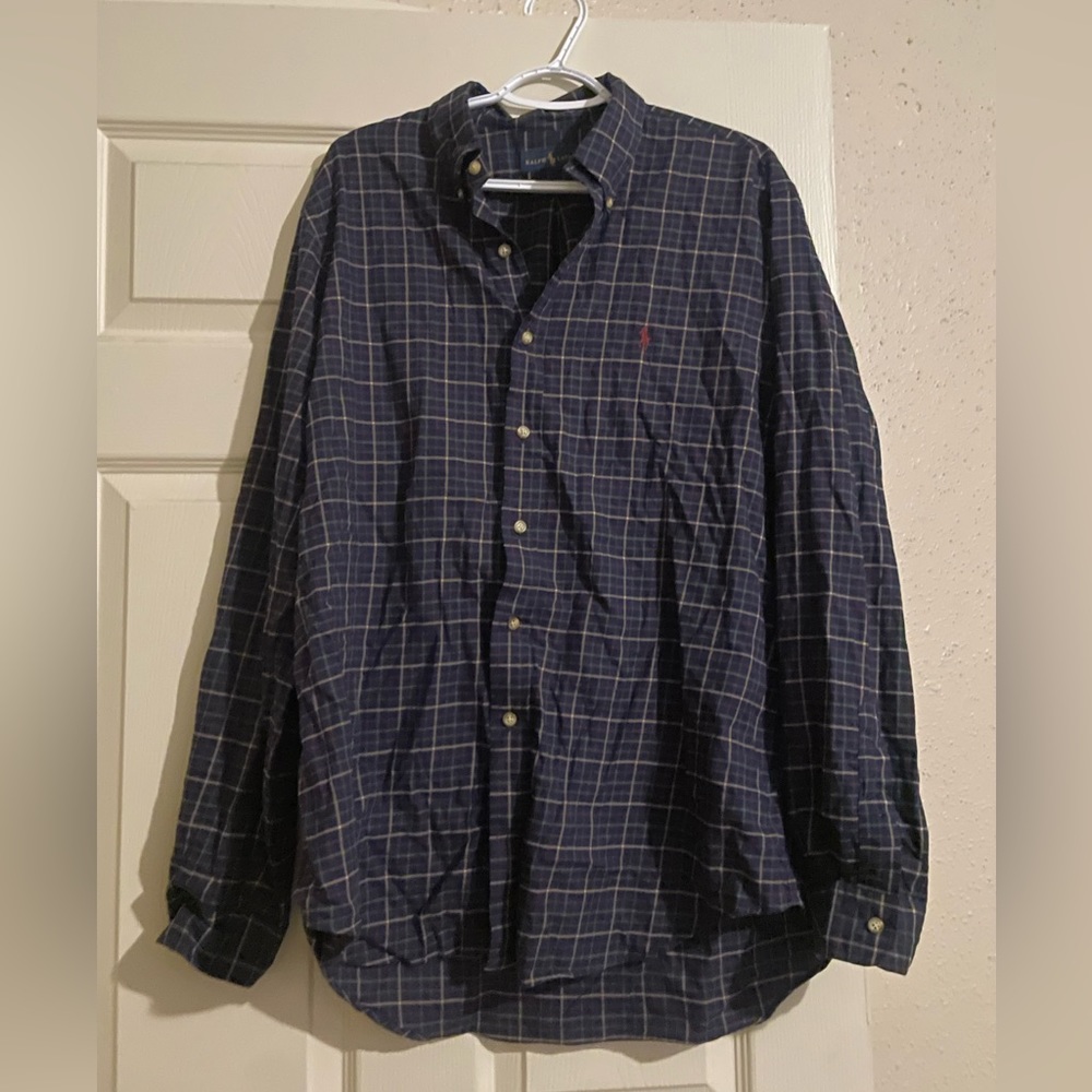 Ralph Lauren multi colored long sleeve button down